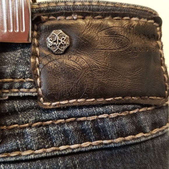 Silver NEW Suki Surplus Flare Bootcut Midrise Jeans NWOT Plus Size 32 x 30 - Picture 16 of 16